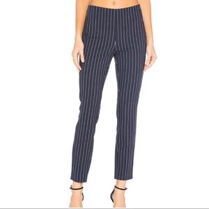 Rag & Bone Navy Pinstripe Simone Pant-6-Navy/white
